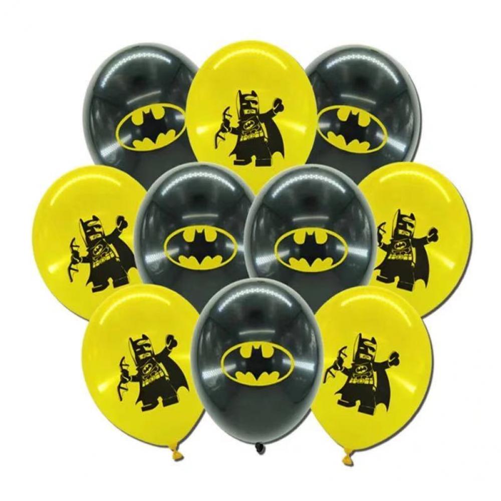 12 Inch Batman Printed Balloon Set (10 PCS)