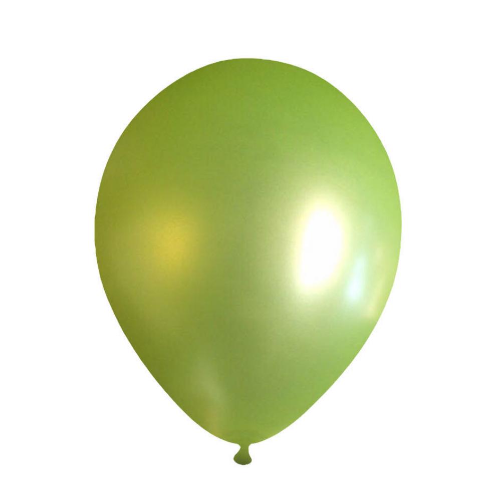 12 Inch Pearl Latex Balloon Jewel Lime (10PCS)