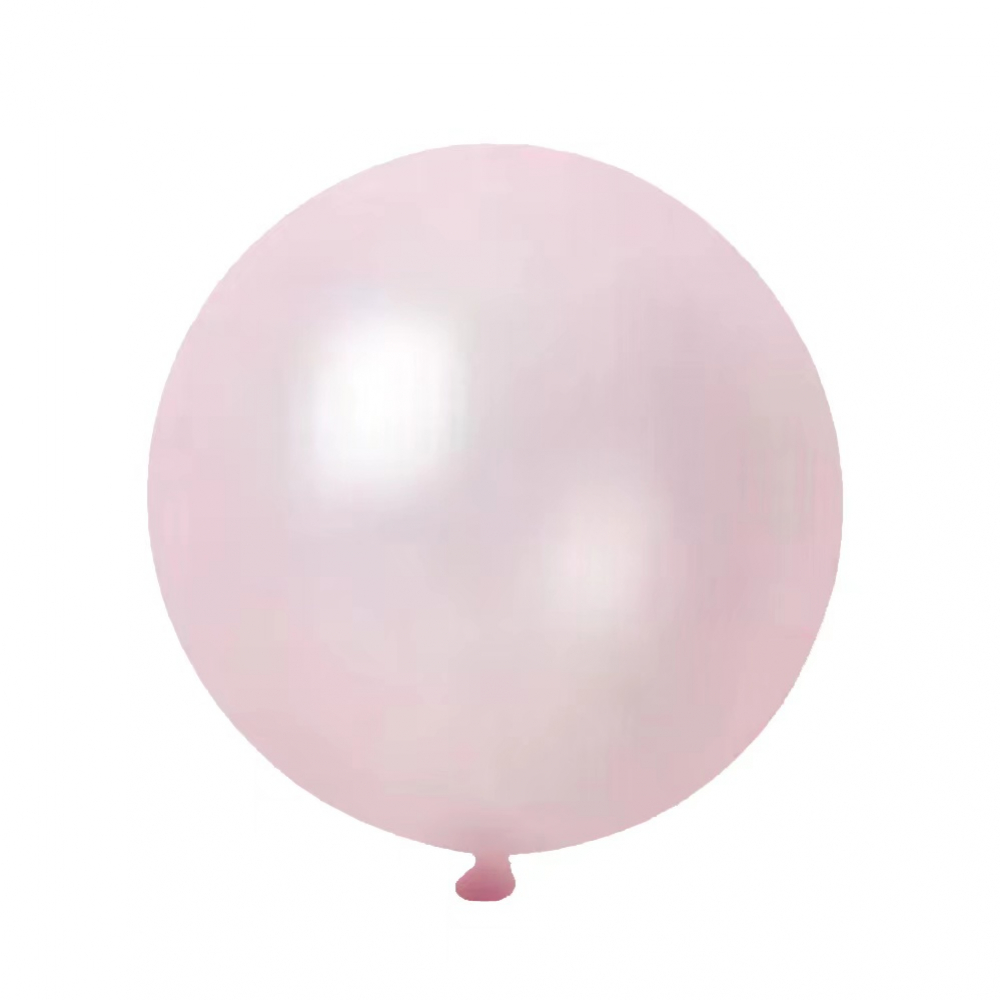 18 Inch Giant  Pearl Latex Balloon Baby Pink