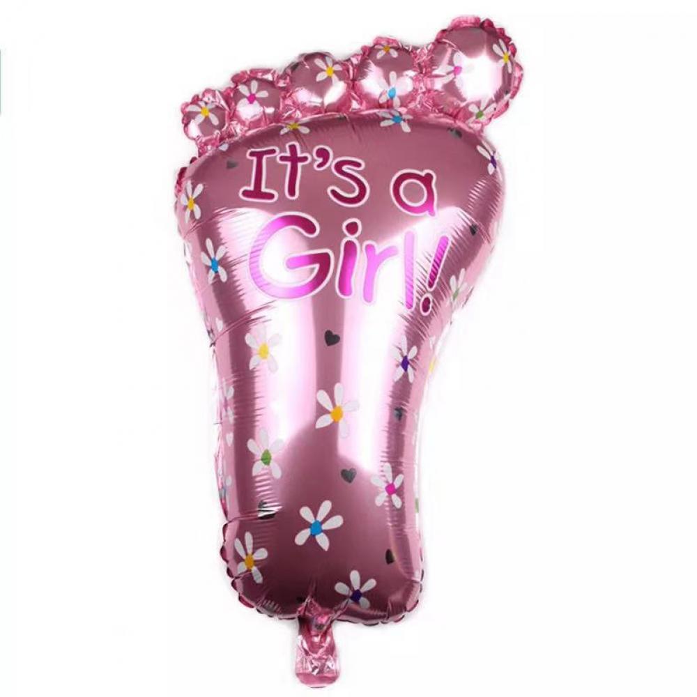 Foil Balloon Baby Feet Pink