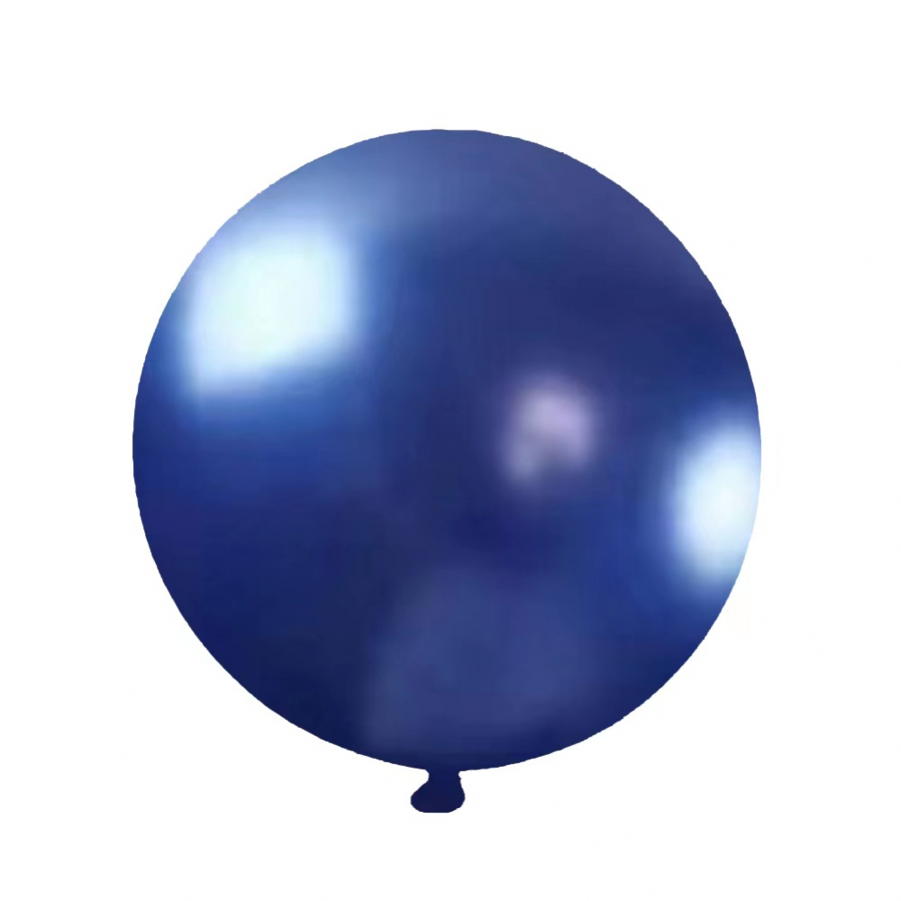 18 Inch Giant  Pearl Latex Balloon Midnight Blue