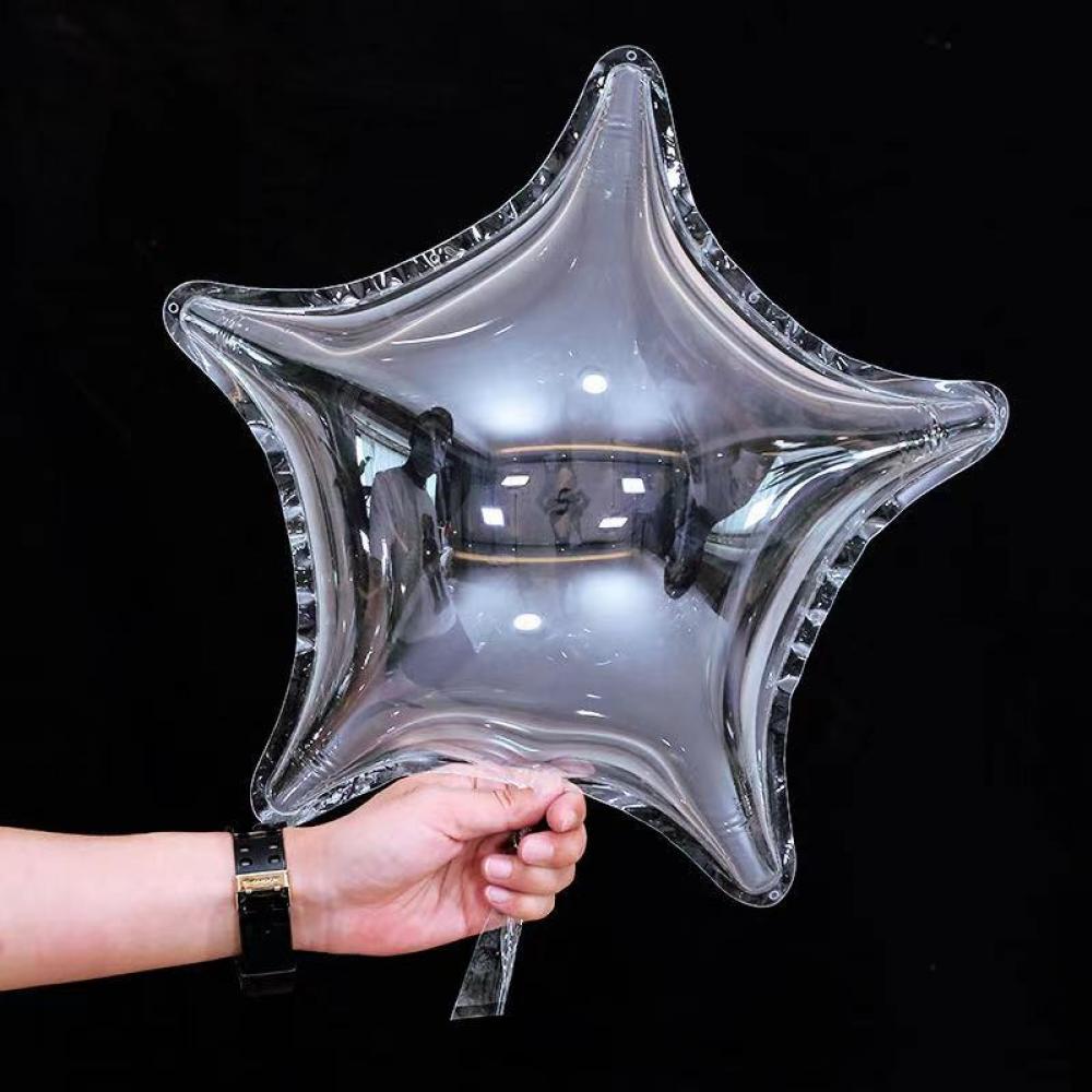 Clear Bubble Balloon Unicorn Star