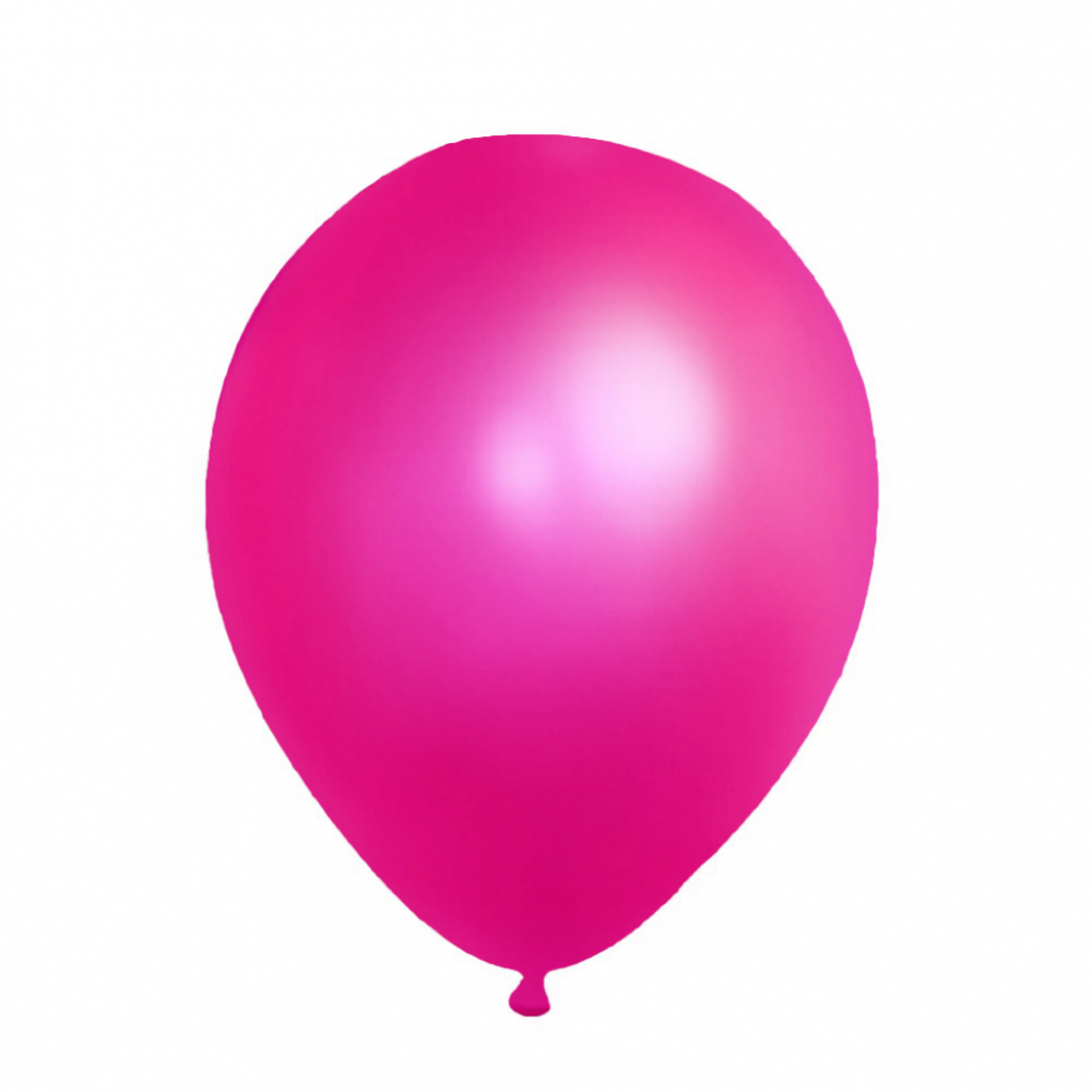 5 Inch Pearl Latex Balloon Hot Pink  (10PCS)