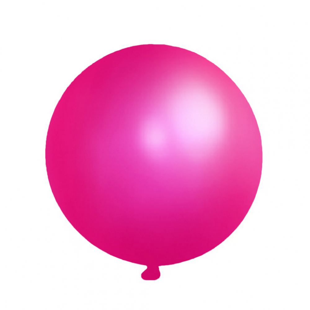 18 Inch Giant  Pearl Latex Balloon Hot Pink