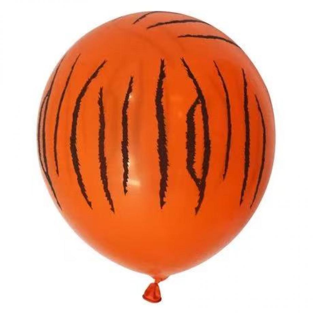 Animal Pattern Latex Balloon Tiger Pattern (10pcs)