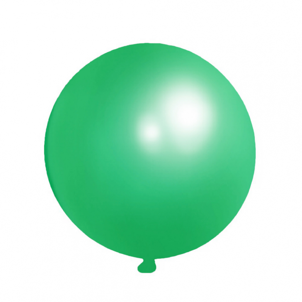 18 Inch Giant  Pearl Latex Balloon Green