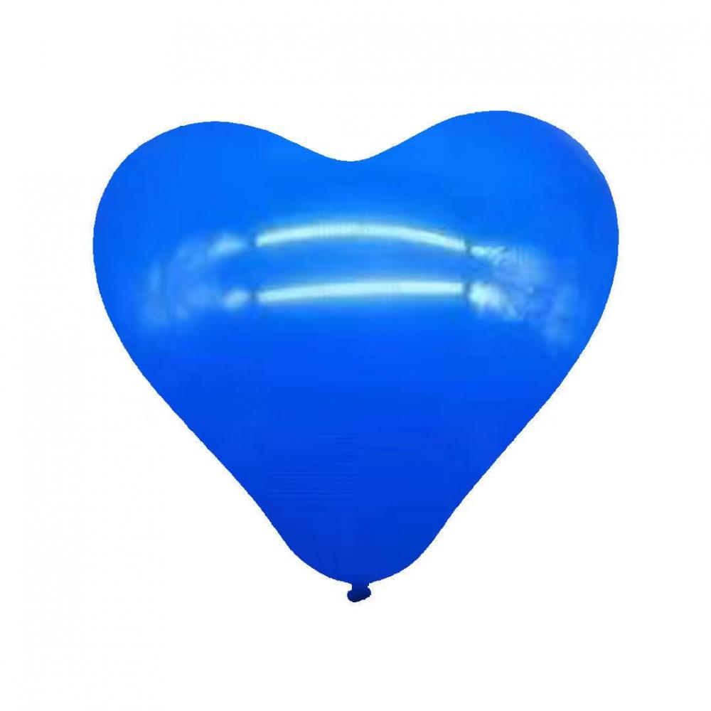 10 Inch Heart Shape Latex BalloonRoyal Blue  (10PCS)
