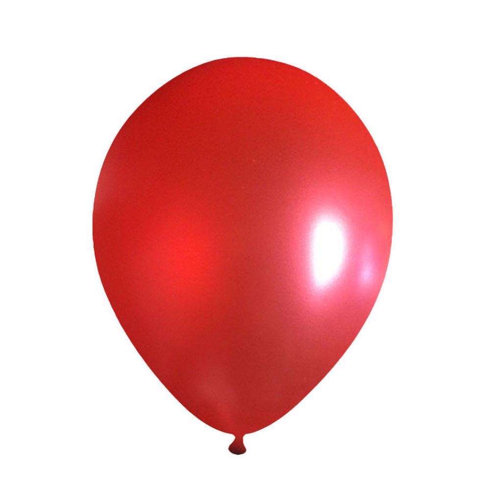 12 Inch Pearl Latex Balloon Red (100PCS)
