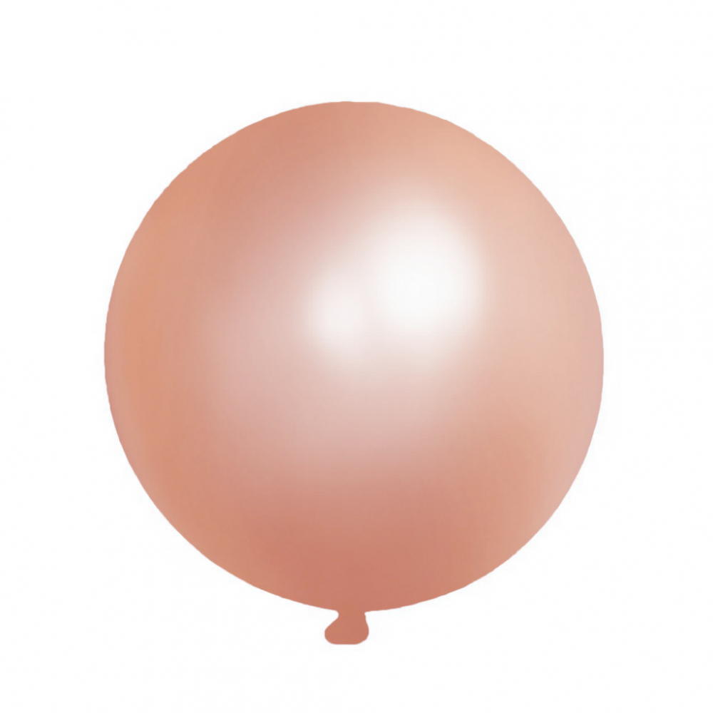 18 Inch Giant  Pearl Latex Balloon Rose Gold