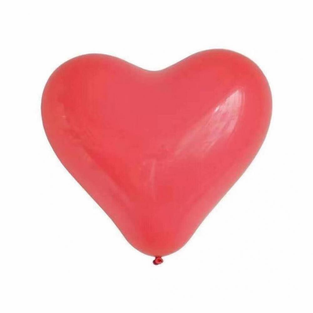 10 Inch Heart Shape Latex Balloon Red (10PCS)