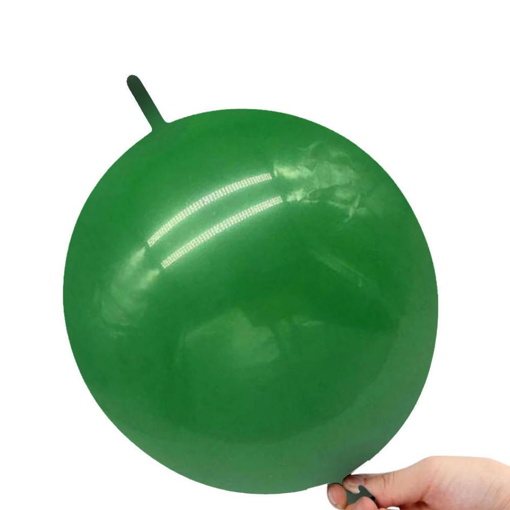 10 Inch Link Tail Latex Balloons Forrest Green (100PCS)