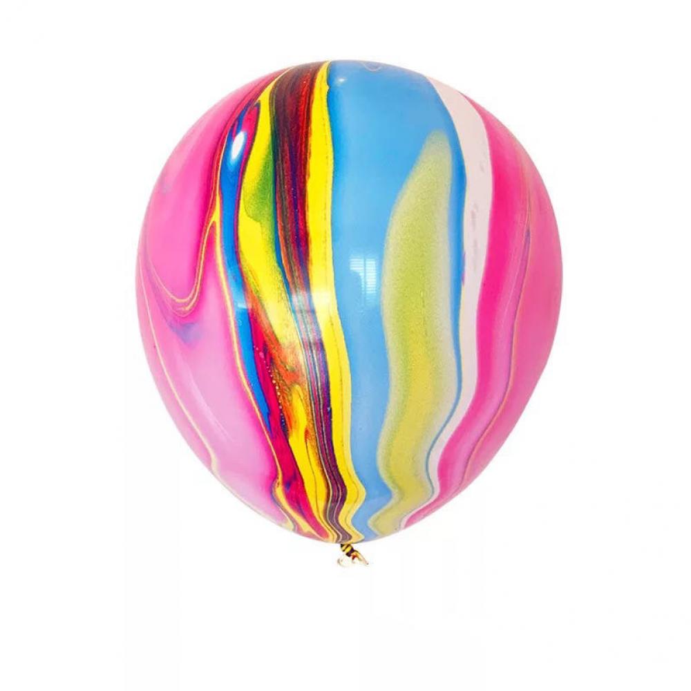 12 Inch Design Marble Latex Balloons Mixed Colour (10PCS)