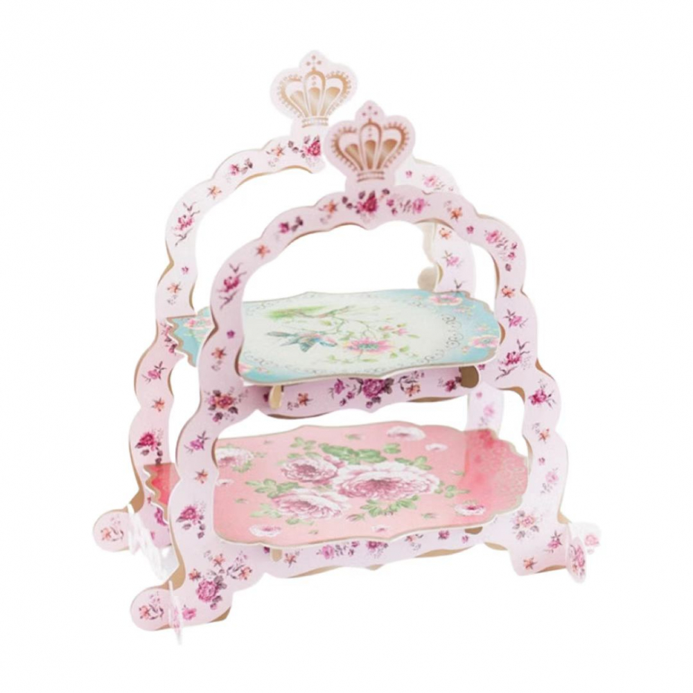 Clearance! Cardborad Car Cake Stand Pink