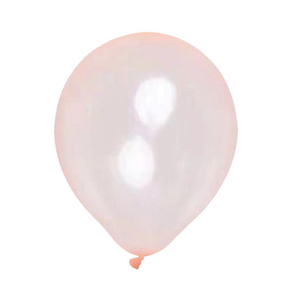 10 Inch Transparent Latex Balloon Orange (10PCS)