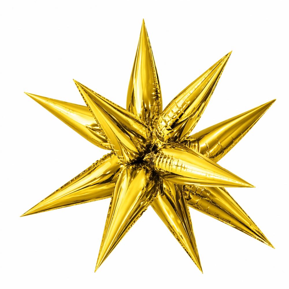 24Inch Foil Balloon Explosion Gold