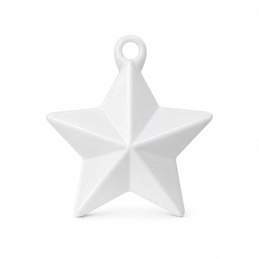 Balloon Weight Star White