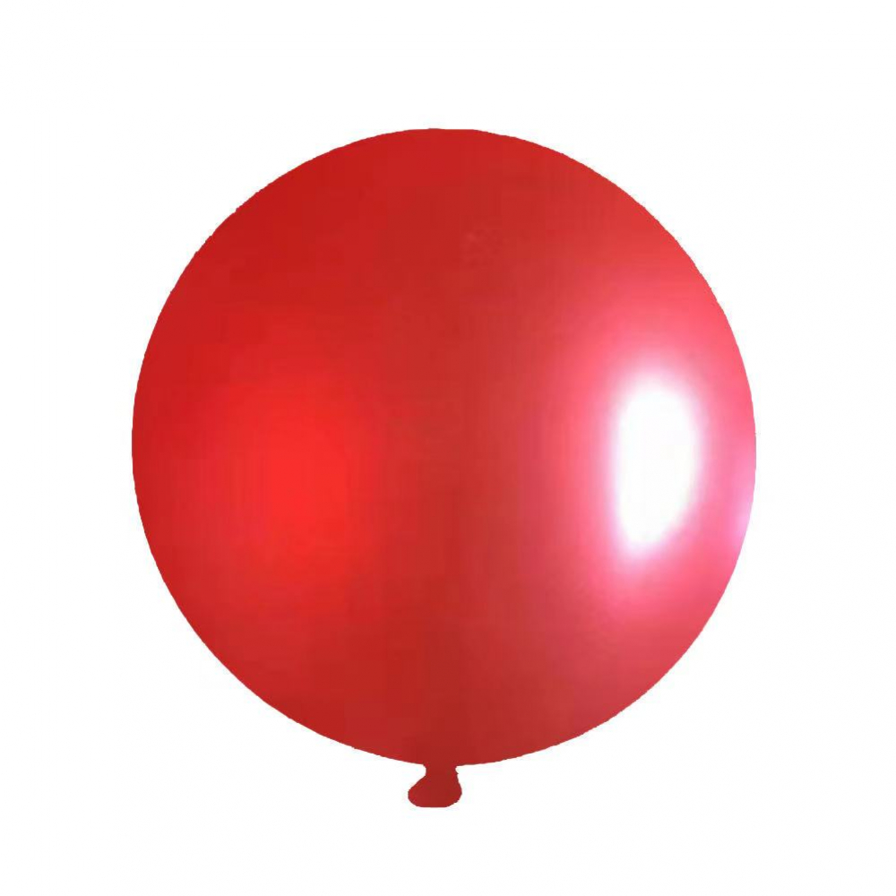 18 Inch Giant  Pearl Latex Balloon Red