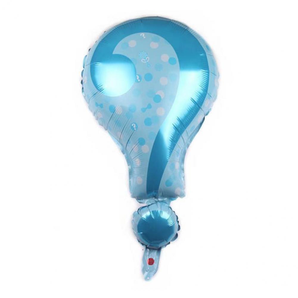 Foil Balloon Question Mark Blue