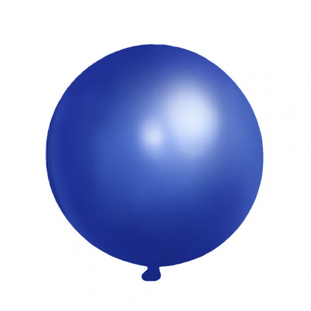 18 Inch Giant  Pearl Latex Balloon Midnight Blue