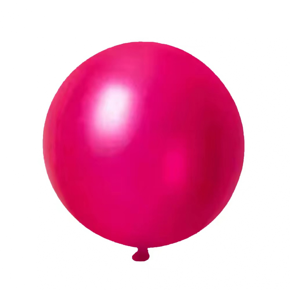 18 Inch Giant  Pearl Latex Balloon Hot Pink