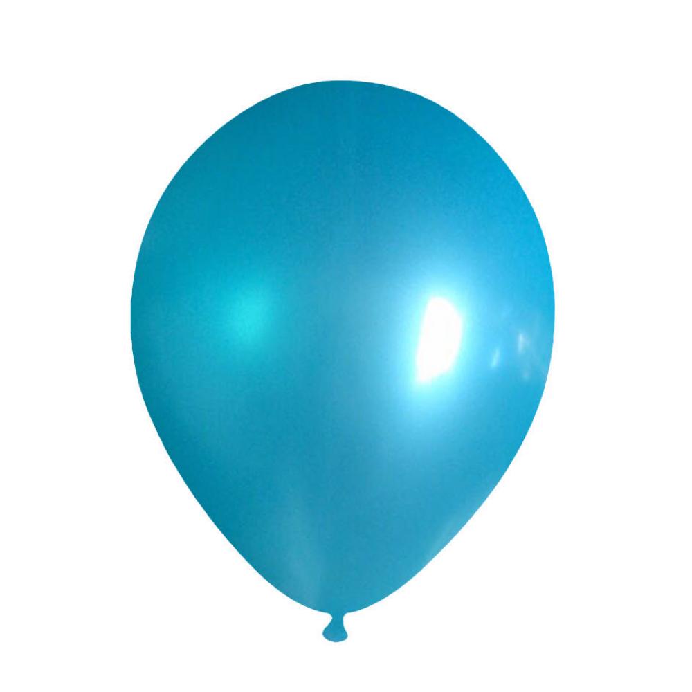12 Inch Pearl Latex Balloon Teal (100PCS)