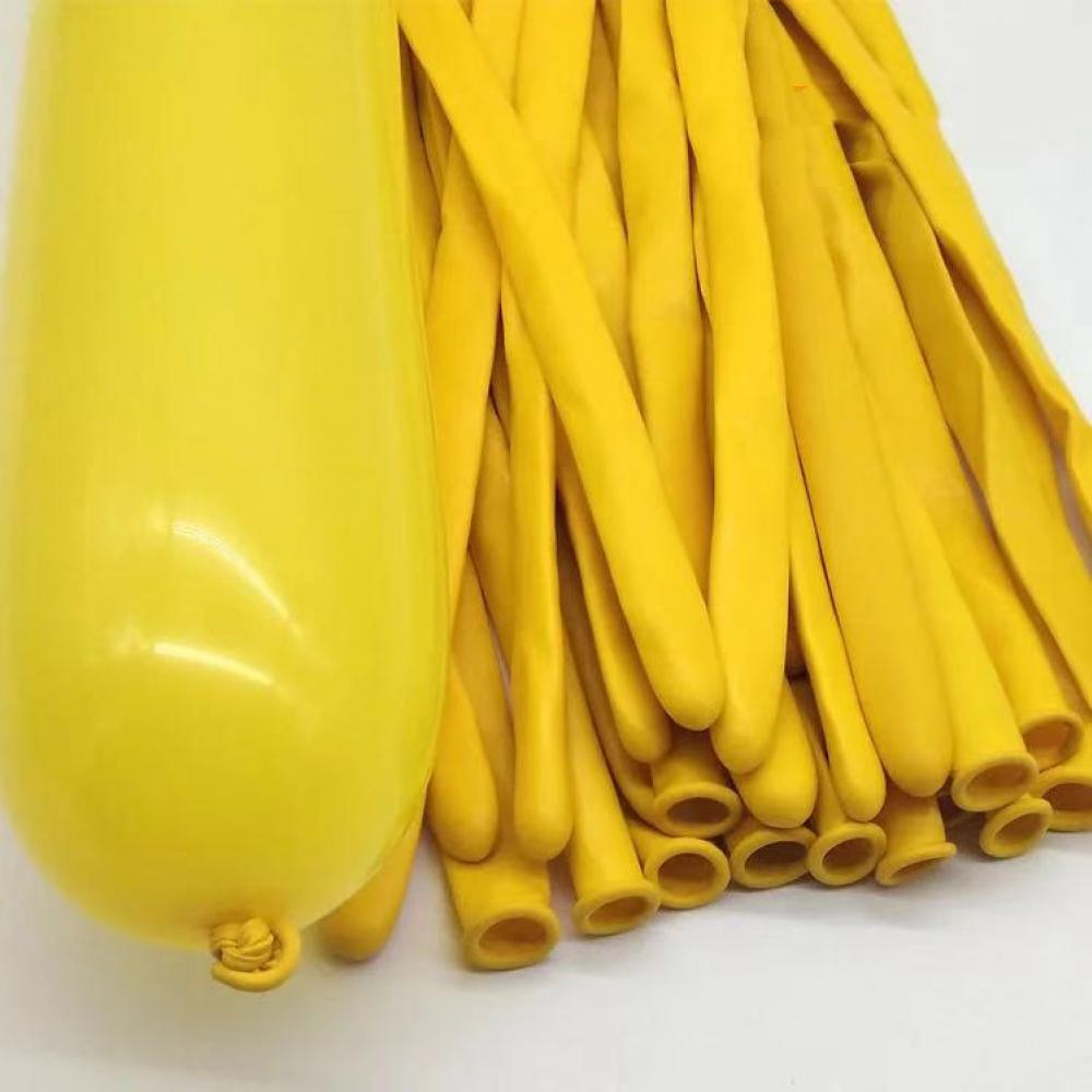 350 Twisting, Magic,Modelling Balloons Yellow  (10PCS)