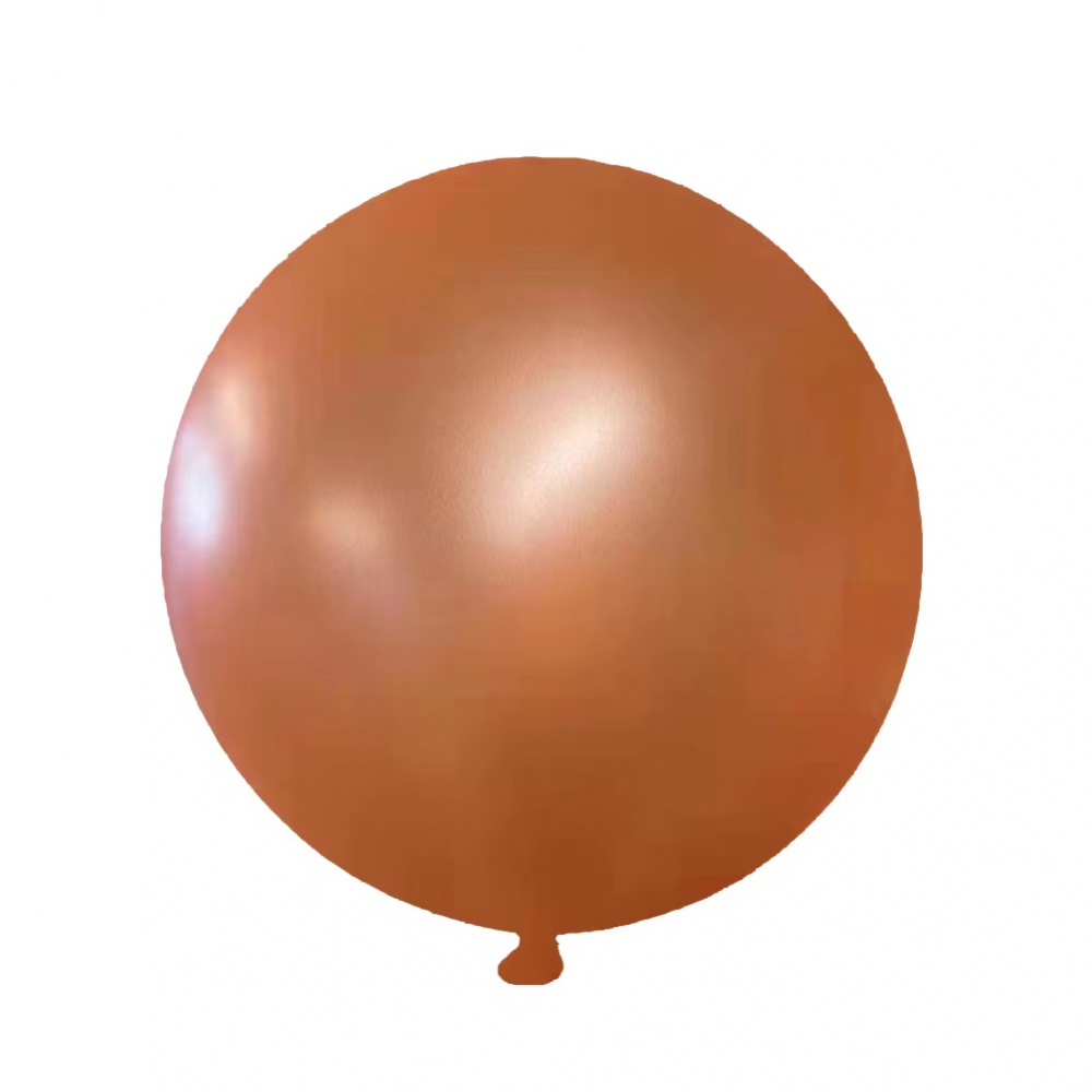 18 Inch Giant  Pearl Latex Balloon Rose Gold