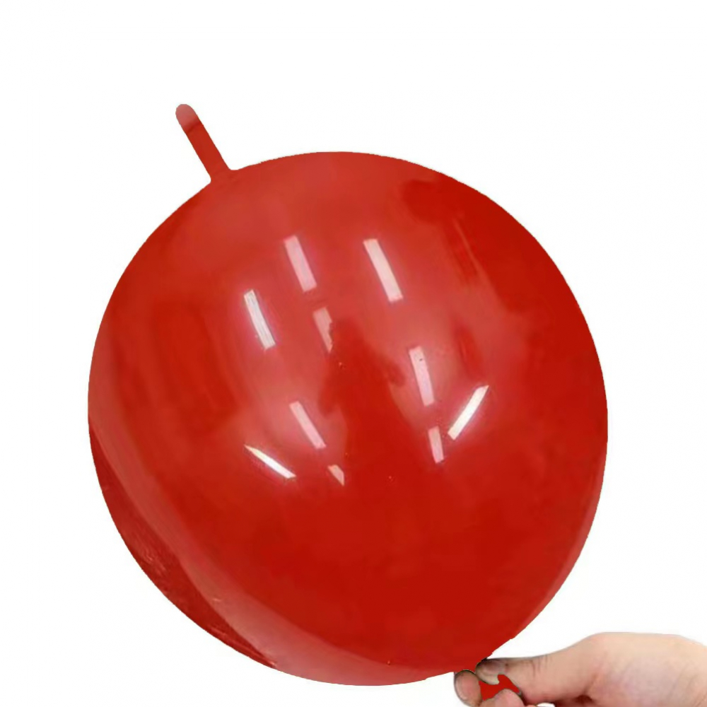 10 Inch Link Tail Latex Balloons Burgundy (100PCS)