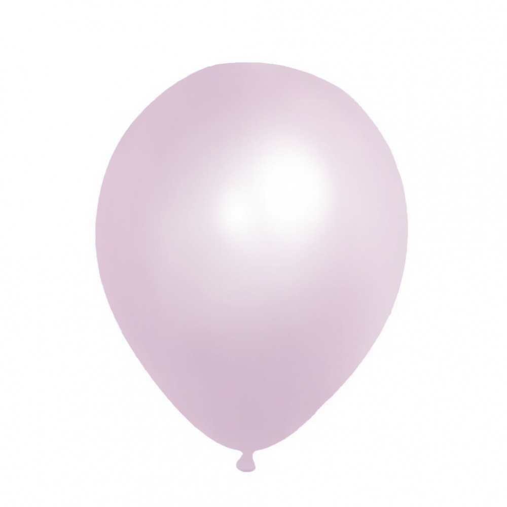 12 Inch Pearl Latex Balloon Baby Pink (100PCS)