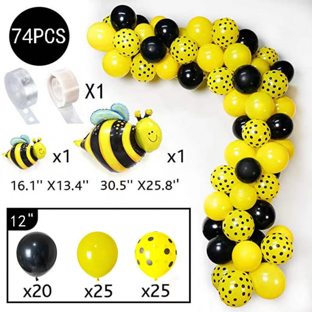 DIY Balloon Garland Kit Bee(74PCS)