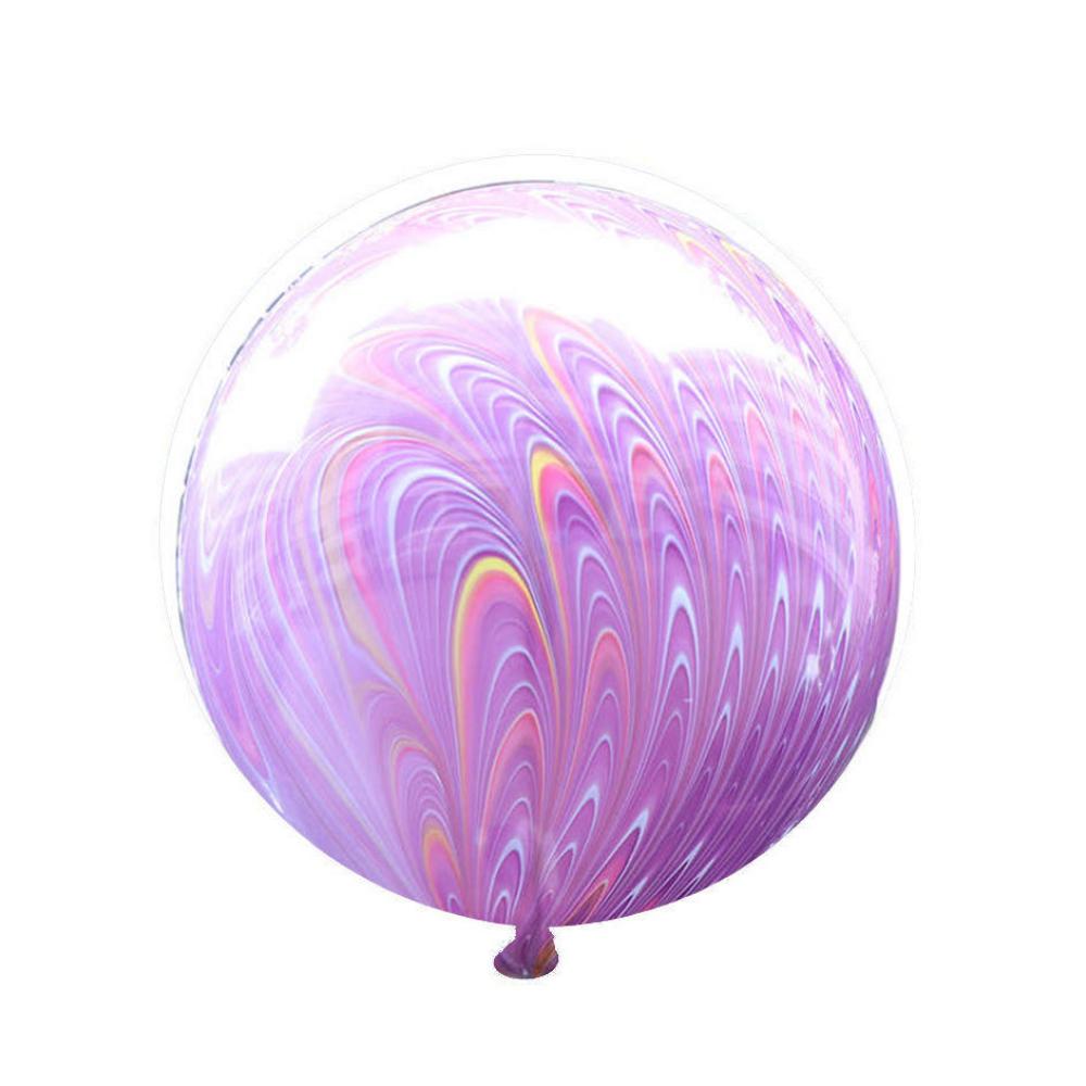 18 Inch Giant Marble Balloon  Marble Purple