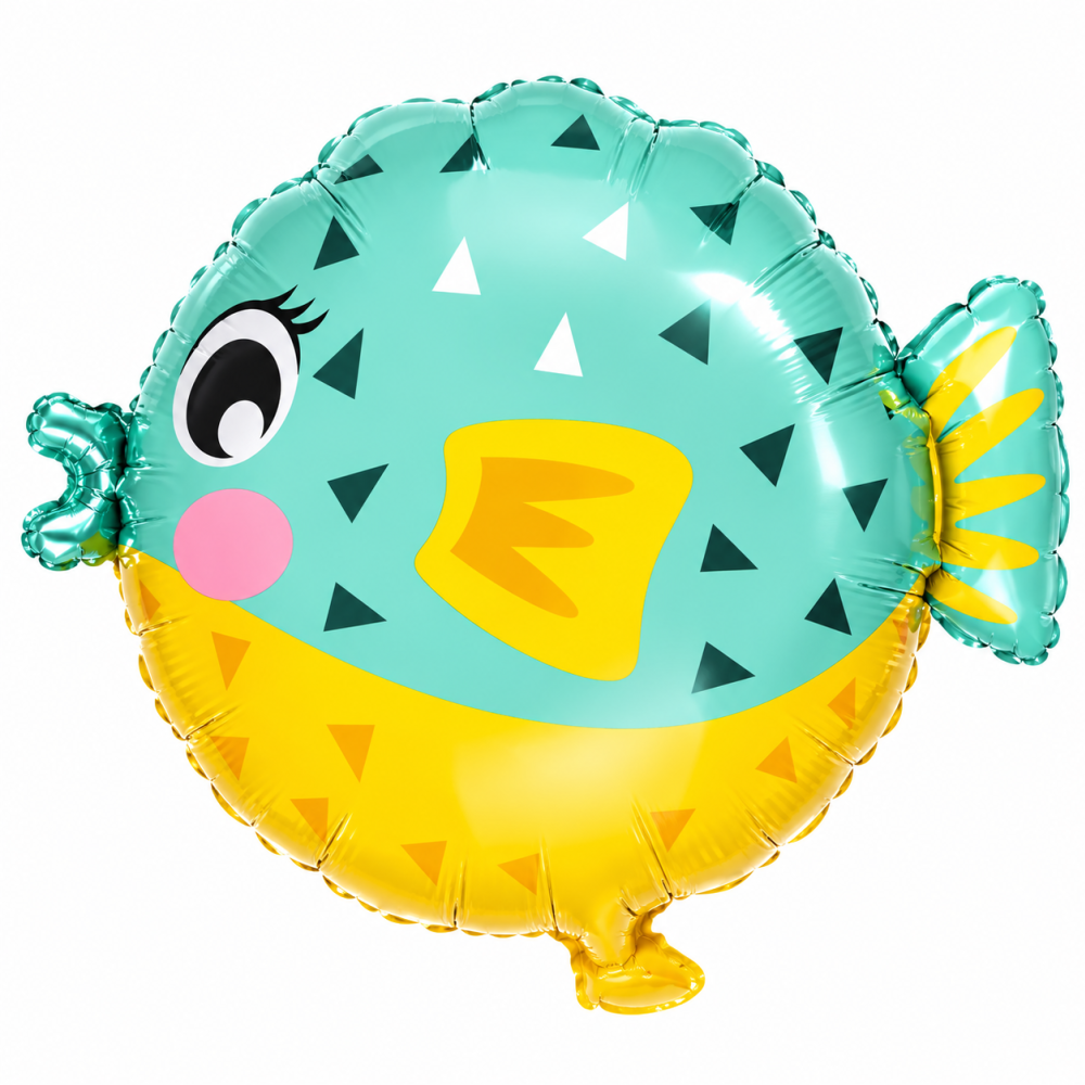 Foil Balloon Pufferfish