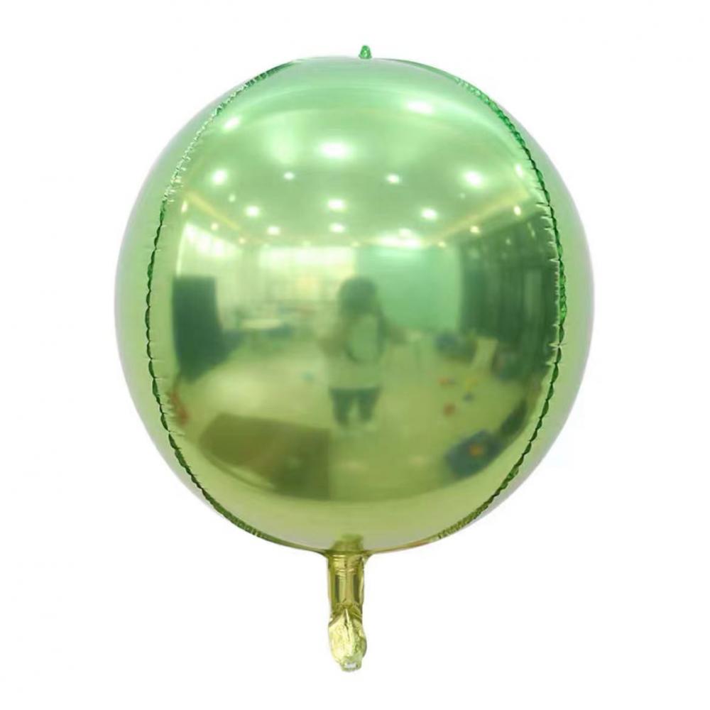 22 Inch 4D Green Gradient Round Shape Foil Balloon (1PCS)