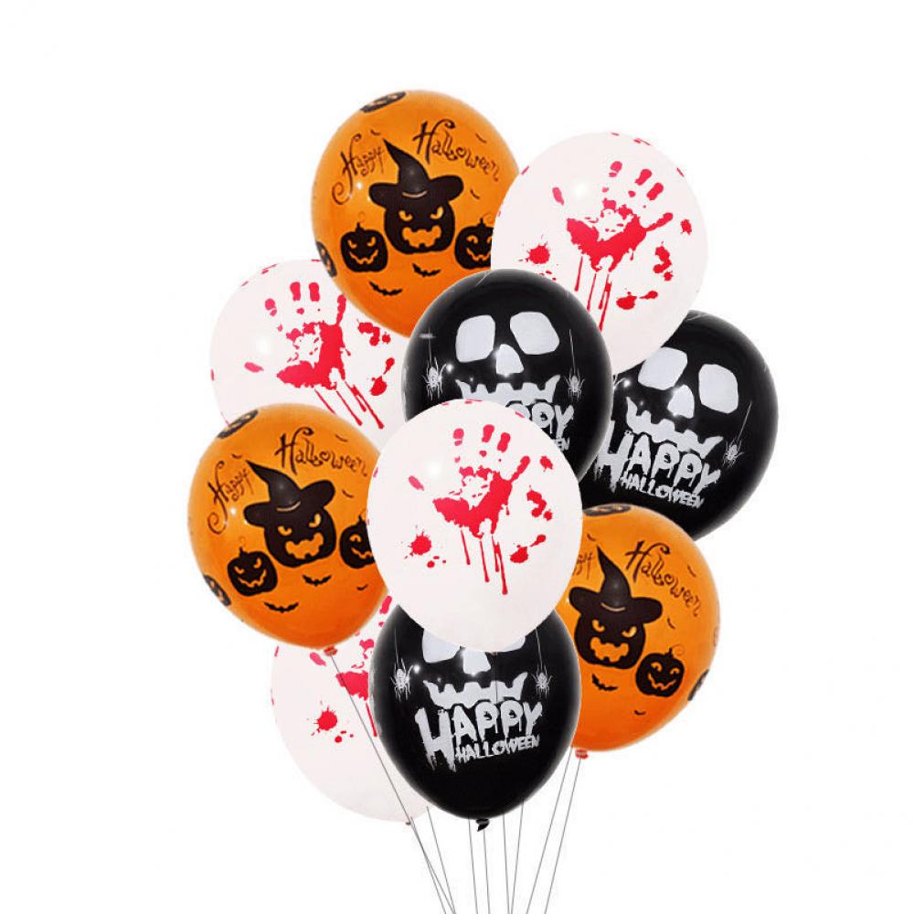 12 Inch Halloween Printed Balloon (10PCS)