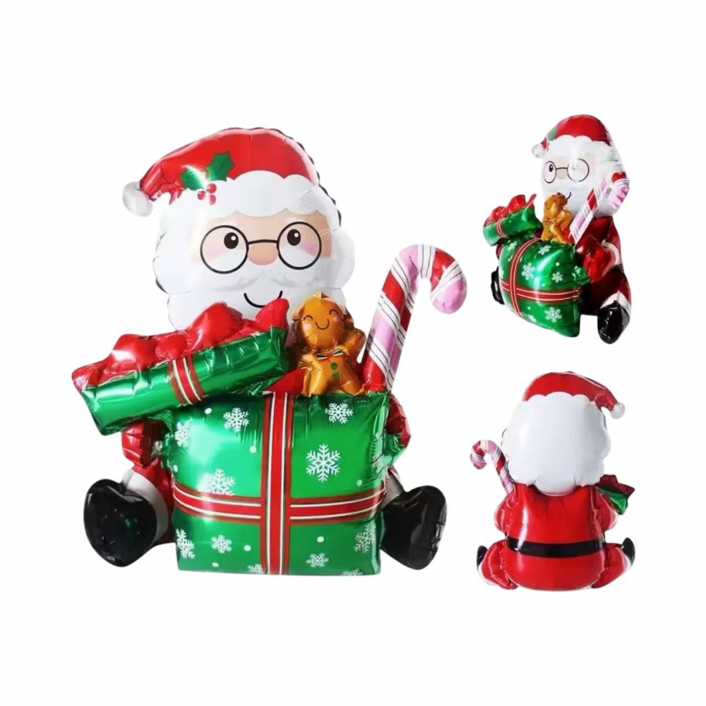 Foil Balloon Christmas Santa