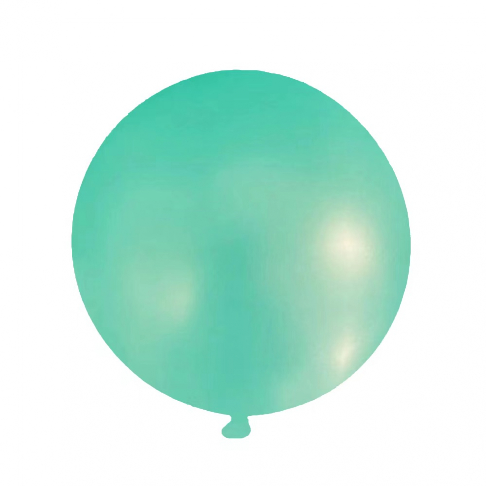 18 Inch Giant  Pearl Latex Balloon Tiffany Blue