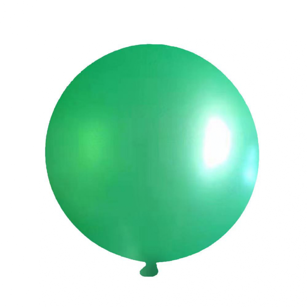 18 Inch Giant  Pearl Latex Balloon Green