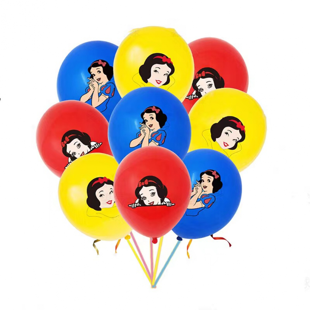 Snow White Printed Balloon Set (30pcs)