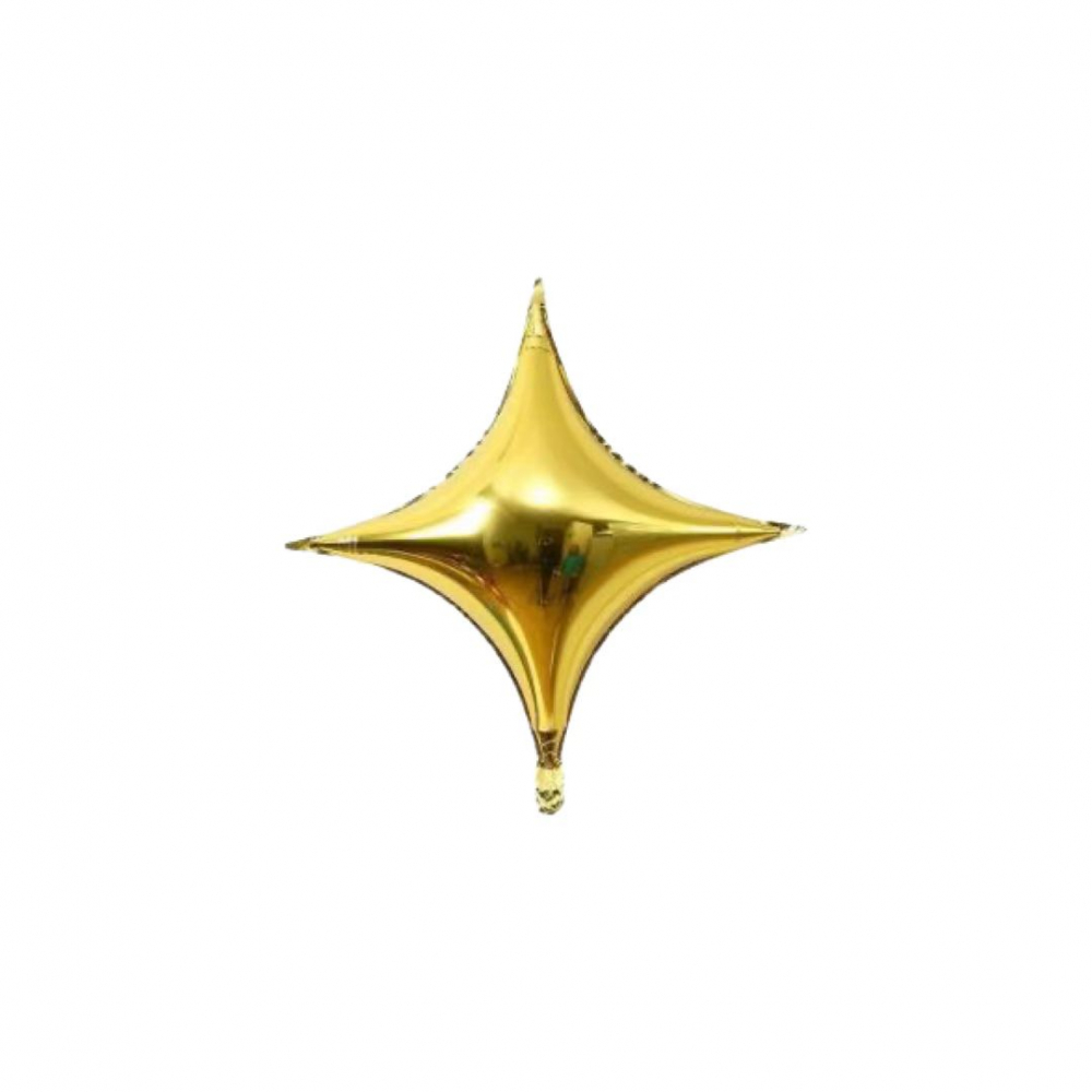 10 Inch Foil Balloon Star Shape Gold