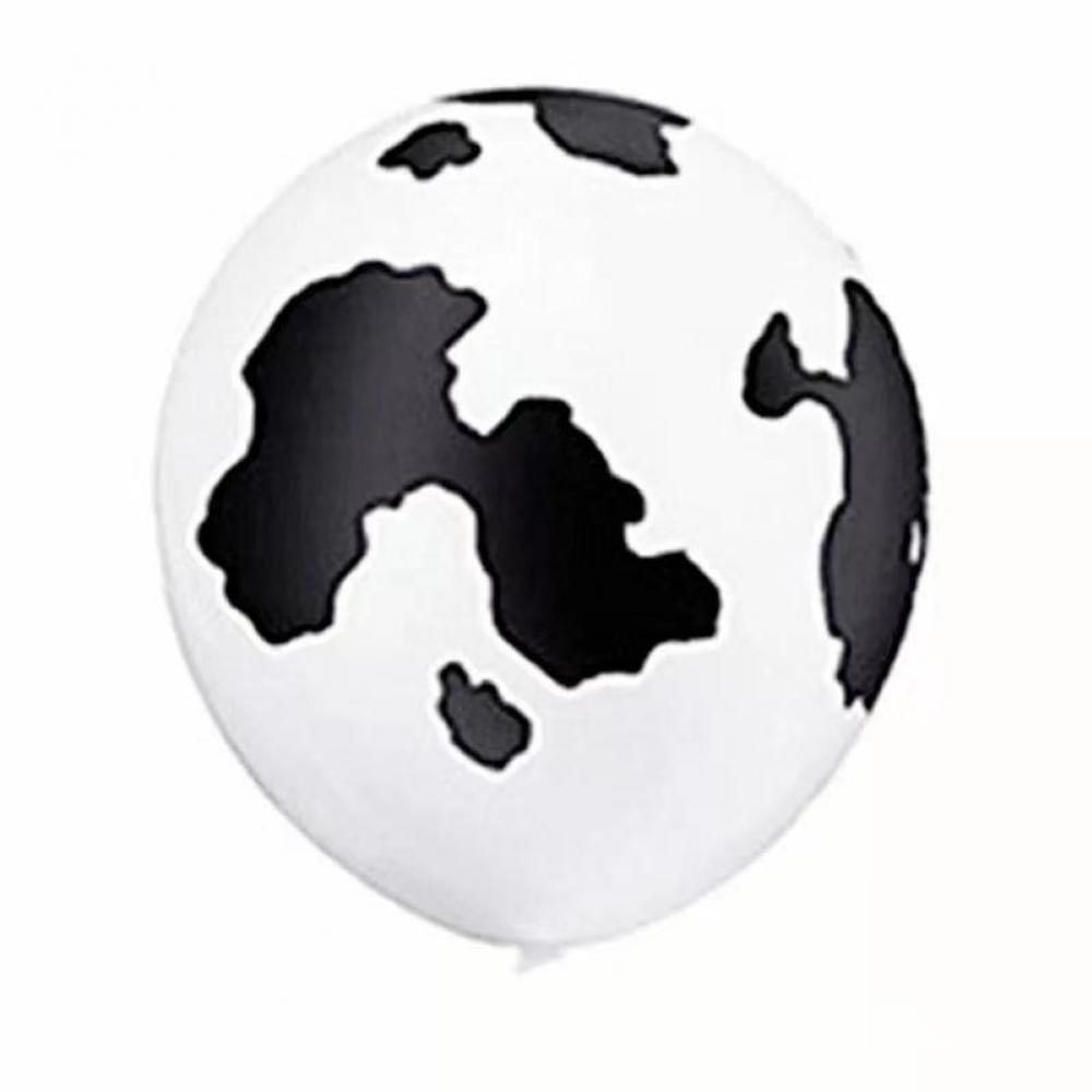 Animal Pattern Latex Balloon Cow  Pattern (10pcs)