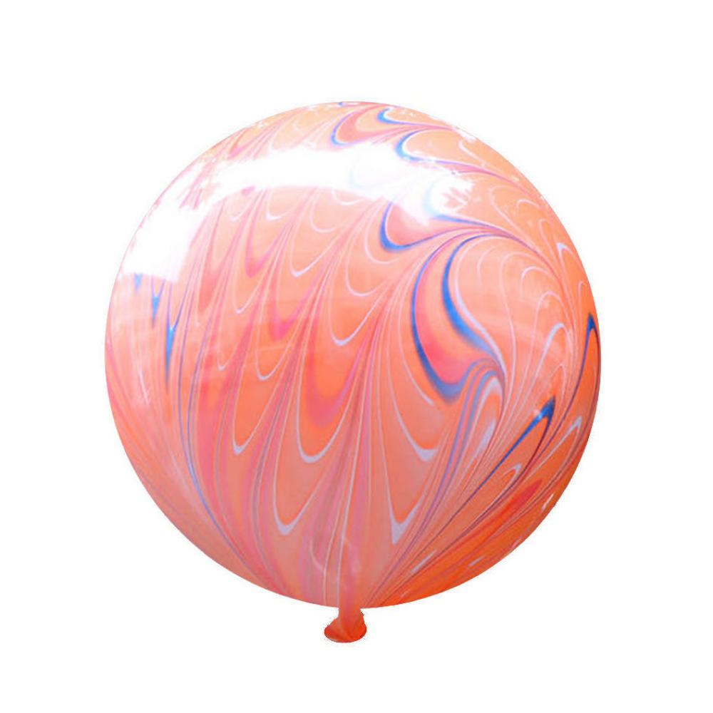 18 Inch Giant Marble Balloon Marble Orange