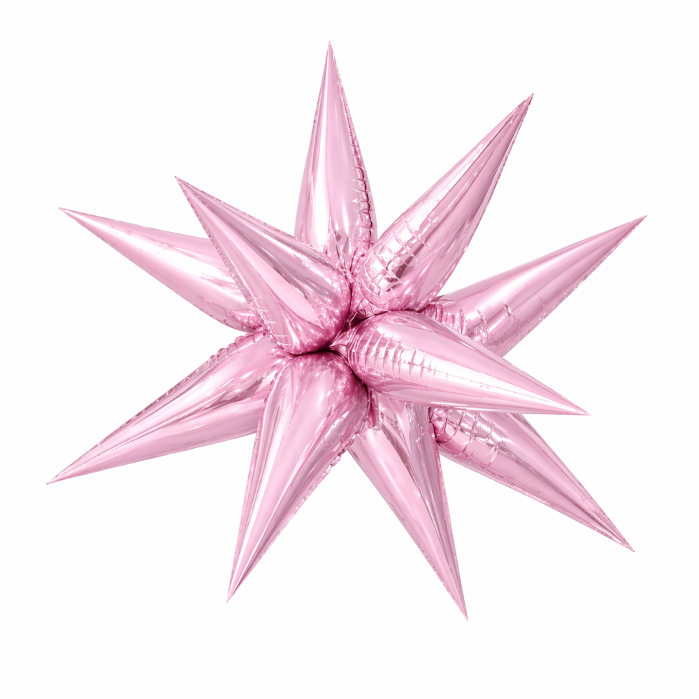 24 Inch Foil Balloon Explosion Baby Pink