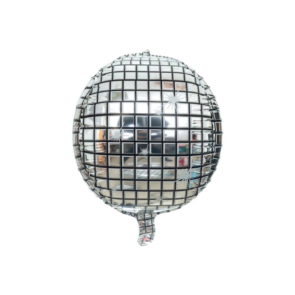 22 Inch Foil Balloon Sliver Disco Ball