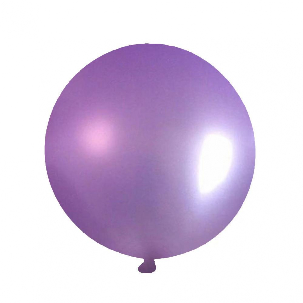 18 Inch Giant  Pearl Latex Balloon Purple