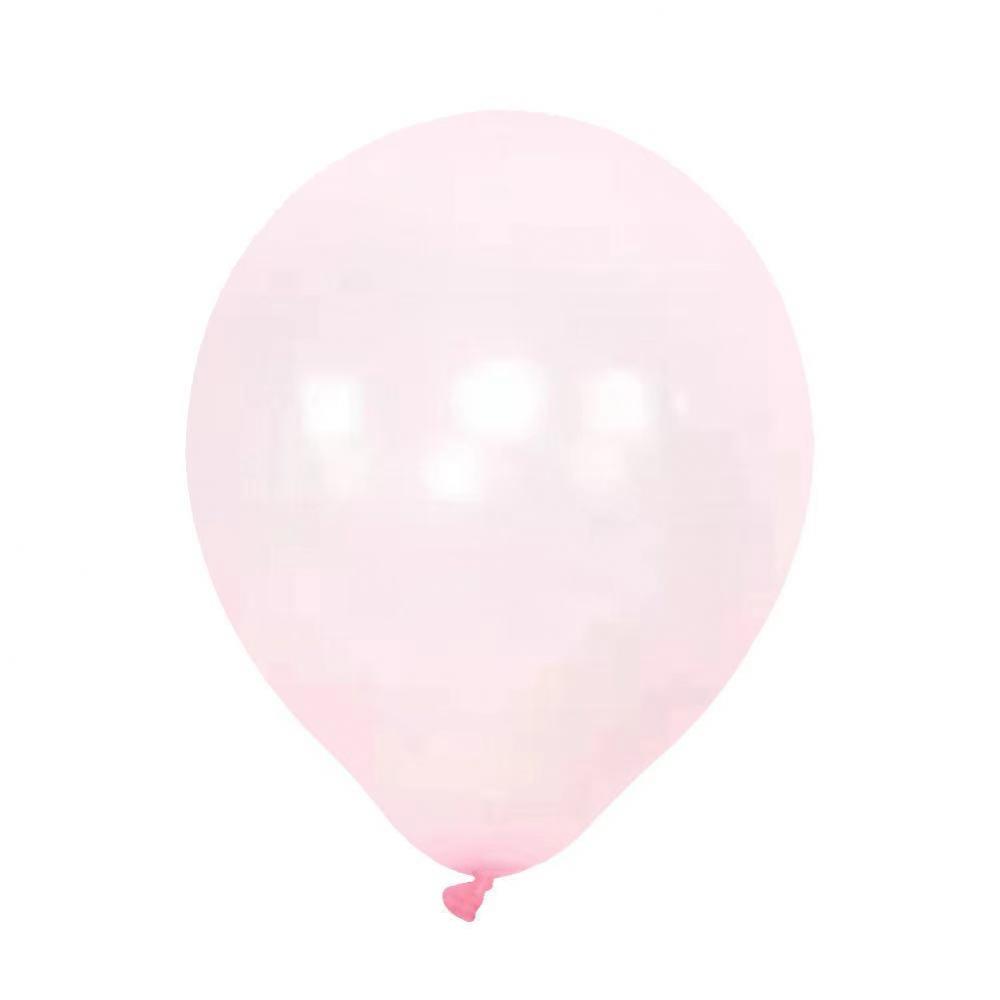 10 Inch Transparent Latex Balloon Pink (10PCS)