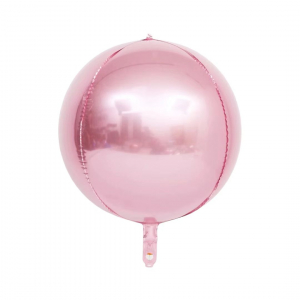 32 Inch 4D Round Sphere Shape Foil Balloon Pink (1PCS)