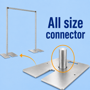 Adjustble Heavy Duty Aluminium Base Connector (1pc)
