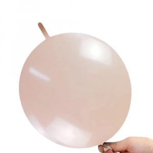 10 Inch Link Tail Latex Balloons Blush (10PCS)