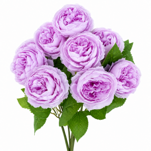 Artificial Peony Bunch Purple (9 heads)