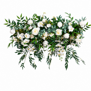 Hanging Artifical Flower Row white (1 M)